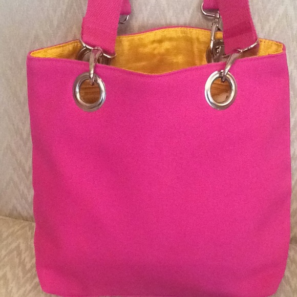 Relativity canvas pink handbag - Picture 2 of 6